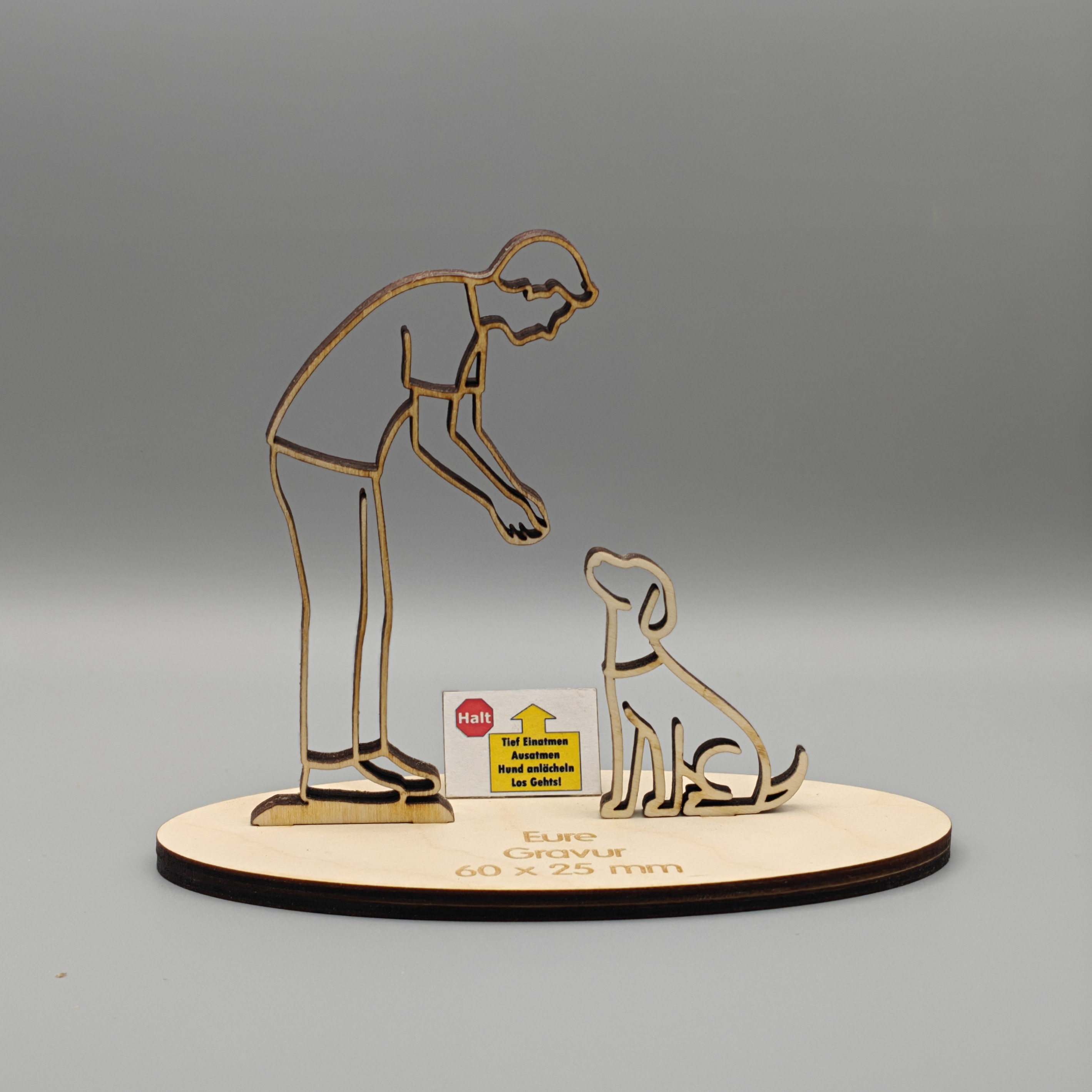Pokal Holz Rally Obedience Hundesport