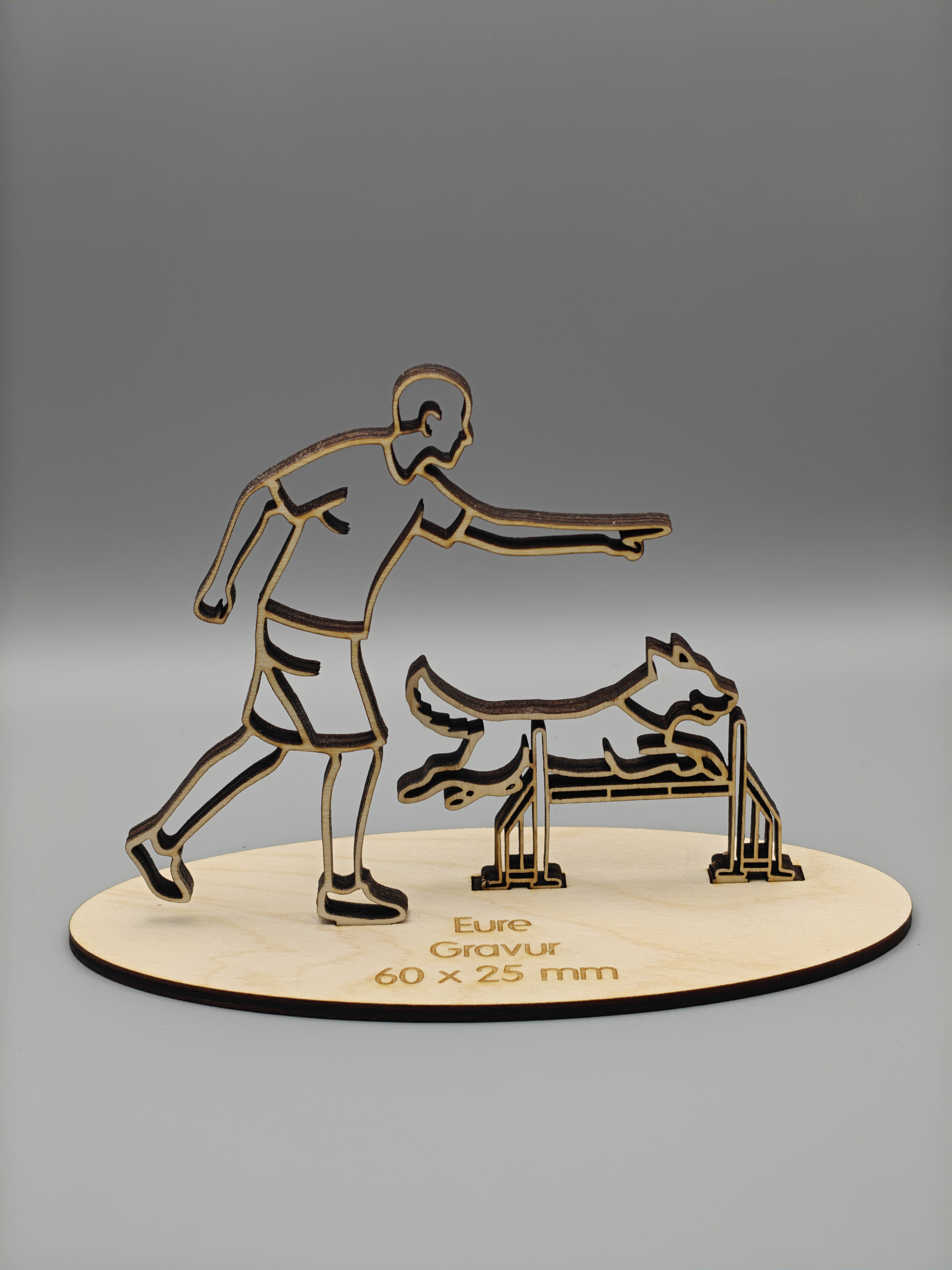Pokal Holz Agility Hundesport